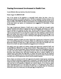 thumnail for Fearing_Government_Involvement_in_Health_Care.pdf