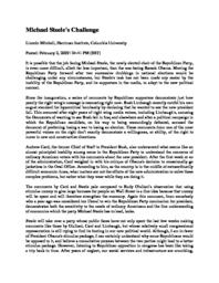 thumnail for Michael_Steele_s_Challenge.pdf