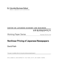 thumnail for WP_333.David_Flath.Nonlinear_Pricing_of_Japanese_Newspapers.11-13.pdf