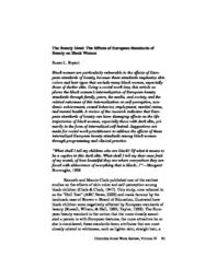 thumnail for Bryant.-The-beauty-ideal-The-effects-of-European-standards-of-beauty-on-Black-women..pdf