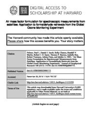thumnail for Air_mass_factor_formulation_for_spectroscopic_measurements_from_satellites-_Application_to_formaldehyde_retrievals_from_the_Global_Ozone_Monitoring_Experiment.pdf