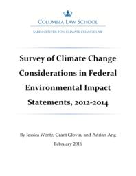 thumnail for Survey_of_Climate_Change_Considerations_in_Federal_Environmental_Impact_Statements_2012-2014.pdf