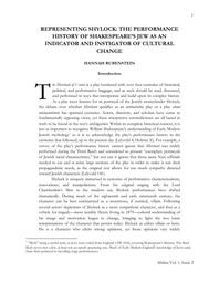 thumnail for Rubenstein_2022_Representing Shylock.pdf