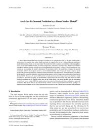 thumnail for [15200442 - Journal of Climate] Arctic Sea Ice Seasonal Prediction by a Linear Markov Model.pdf
