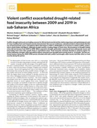 thumnail for Anderson_etal_Violent_conflict_exacerbated_drought-related_food_.pdf