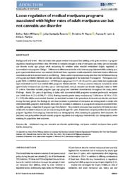 thumnail for Williams Martins Loose regulation MMLs higher adult mj use heavy use Adxn 2017.pdf