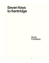 thumnail for Seven Keys to Kentridge_2019.pdf