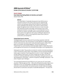 thumnail for 2018 Does Global Goal Setting Matter for Nutrition and Health_AMA J of Ethics.pdf