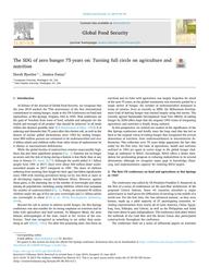 thumnail for Byerlee and Fanzo - 2019 - The SDG of zero hunger 75 years on Turning full c.pdf