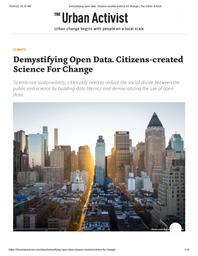 thumnail for Demystifying open data. Citizens-created science for change _ The Urban Activist-Scherling.pdf