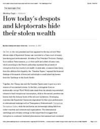 thumnail for How today's despots and kleptocrats hide their stolen wealth - The Washington Post.pdf