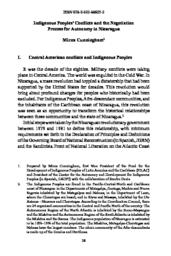 thumnail for 03 Indigenous Peoples’ Conflicts and the Negotiation Process for Autonomy in Nicaragua.pdf