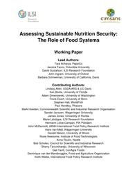 thumnail for 2014 CIMSANS-Sustainable-Nutrition-Security-FINAL 30may2014.pdf