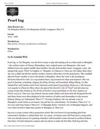 thumnail for Pearl Ing – Women Film Pioneers Project.pdf