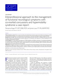 thumnail for Kogut_Laux_2021_Interprofessional approach to the management of functional neurological.pdf