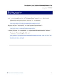 thumnail for Bibliography- Understand Research Data.pdf