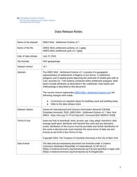 thumnail for GRID3 NGA - Settlement Extents v3.1 - Data Release Notes .pdf