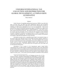 thumnail for Ordower_2021_UNIFORM INTERNATIONAL TAX COLLECTION AND DISTRIBUTION FOR GLOBAL DEVELOPMENT, A.pdf