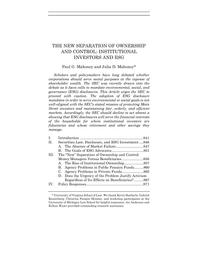 thumnail for Paul G. Mahoney_Julia D. Mahoney_2022_The New Separation of Ownership and Control.pdf