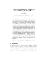 thumnail for Alloo, Kumayl. Unraveling the Sociological Dynamics in SpongeBob SquarePants’s “F.U.N.”.pdf