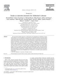 thumnail for Black et al. - 2009 - Scales as outcome measures for Alzheimer's disease.pdf