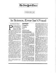 thumnail for Robert E. Pollack - 1989 - In Science, Error Isn't Fraud.pdf