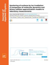 thumnail for Morrissey et al. - 2021 - Sputtering of surfaces by ion irradiation A compa.pdf