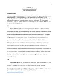 thumnail for HistoriesofScienceinAfricaPodcast-2021-ColonialPathologiesEnvironmentAndWesternMedicineInSaintlouisdusenegal18671920WithKalalaJNgalamulume.pdf