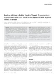 thumnail for Ending AIDS as a Public Health Threat- Treatment-as-Usual Risk Reduction Services for Persons With Mental Illness in Brazil.pdf