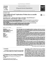 thumnail for Lamy_Those edibles hit hard Exploration of Twitter data on cannabis edibles in the U.S..pdf