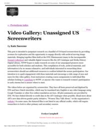 thumnail for Video Gallery_ Unassigned US Screenwriters – Women Film Pioneers Project.pdf
