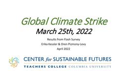 thumnail for CSF Flash Survey Global Climate Strike March 25 2022.pdf