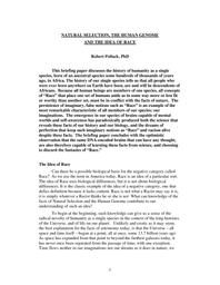 thumnail for Pollack - 2009 - NATURAL SELECTION, THE HUMAN GENOME AND THE IDEA O.pdf