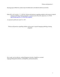 thumnail for Levy & Crowley, 2012--Survey re policies and practices.pdf