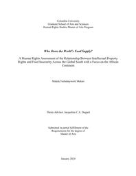 thumnail for Mehari, Makda; Spring, 2024 Thesis - Makda Tsehaywork Mehari.pdf