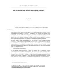 thumnail for VargoAnnaDeathwithDignityVoicesinBioethics2022.pdf