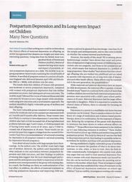thumnail for Weissman - 2018 - Postpartum Depression and Its Long-term Impact on .pdf