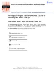 thumnail for Touradji et al. - 2001 - Neuropsychological Test Performance A Study of No.pdf