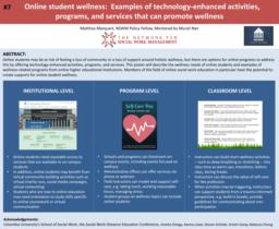 thumnail for Marquart_Online student wellness_poster for NSWM 2018.pdf