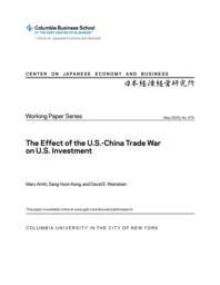 thumnail for WP.374.The Effect of the U.S.-China Trade War on U.S. Investment.pdf
