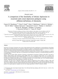 thumnail for Mondimore et al. - 2007 - A comparison of the familiality of chronic depress.pdf