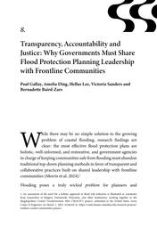 thumnail for Transparency, Accountability and Justice - Why Governments Must Share Flood Protection Planning Leadership with Frontline Communities.pdf
