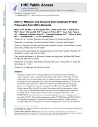 thumnail for Lan et al. - 2017 - Utility of Molecular and Structural Brain Imaging .pdf