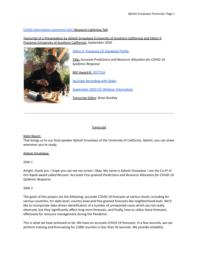 thumnail for Ajitesh Srivastava, University of Southern California Transcript.pdf