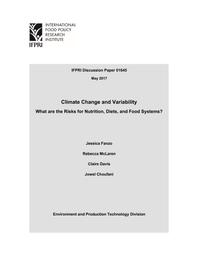 thumnail for Fanzo - Climate Change and Variability What are the Risks.pdf