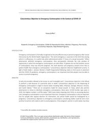 thumnail for GriffinFionaConscientiousObjectionofEmergencyContraceptionVoicesinBioethics2022.pdf