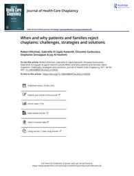 thumnail for Klitzman et al. - 2024 - When and why patients and families reject chaplain.pdf