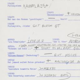 Western questionnaire, answ...