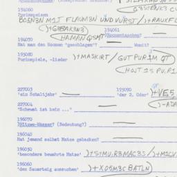 Western questionnaire, answ...