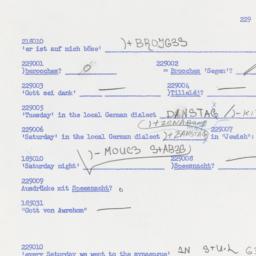 Western questionnaire, answ...